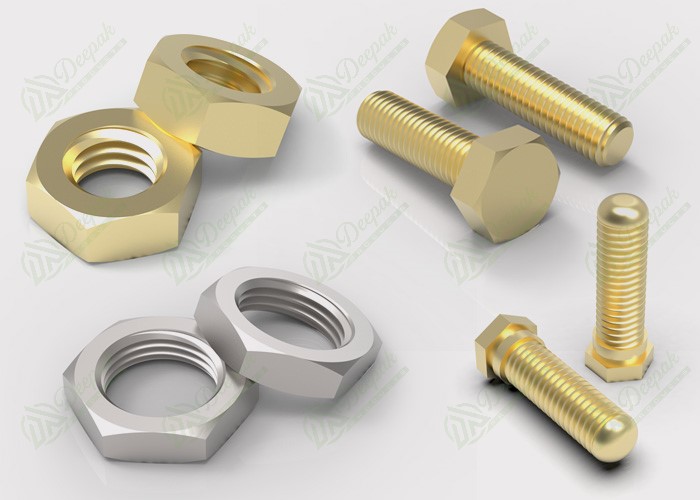 Brass Hex Nuts And Bolts